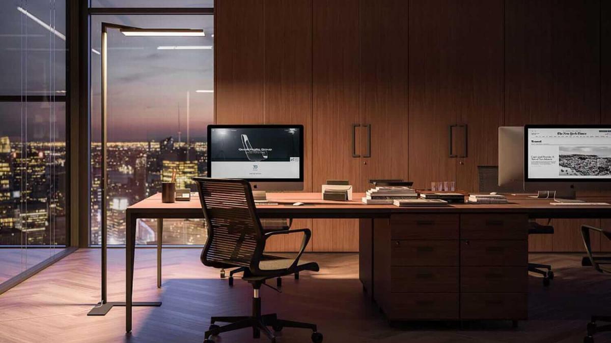 Espace de travail lumineux pour contacter la rédaction de Habitat Moderne