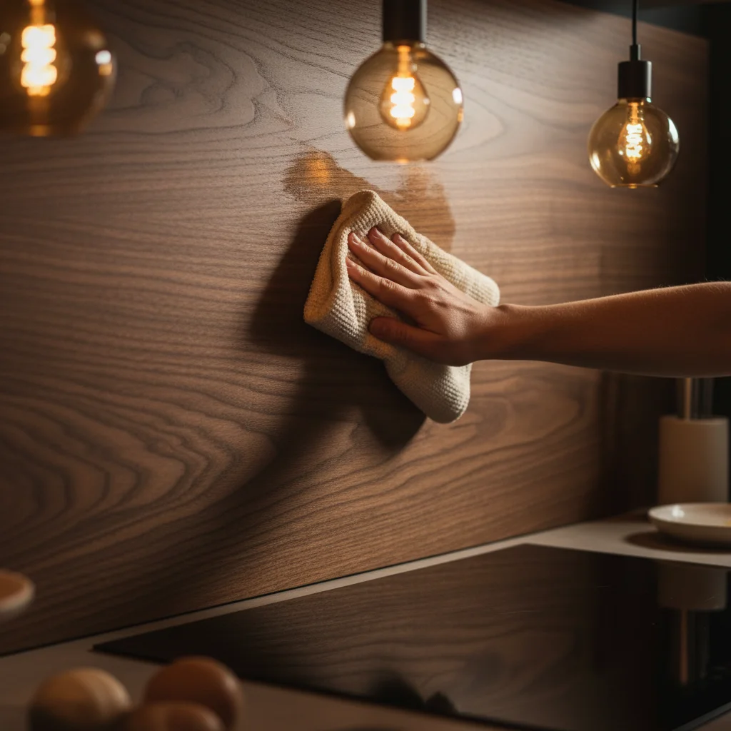 Crédence de cuisine en bois : styles, pose et entretien