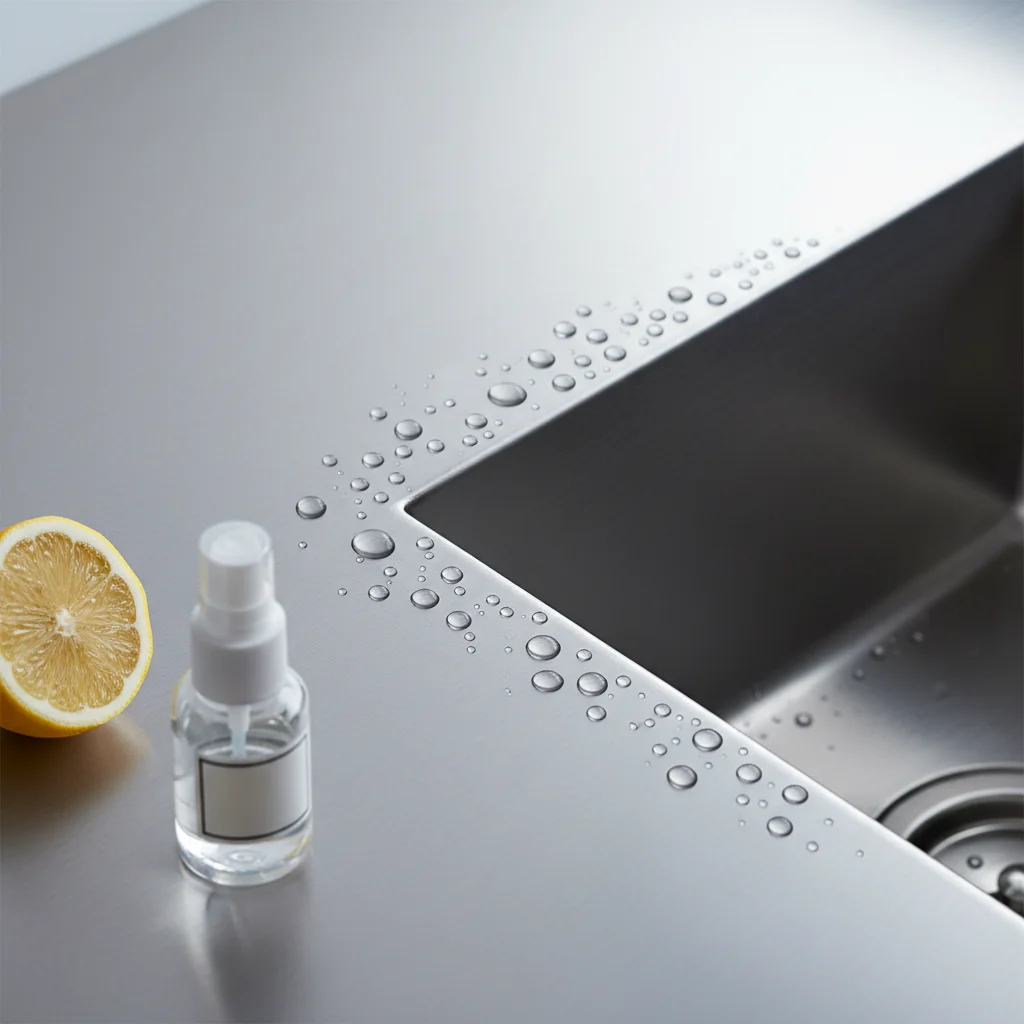 plan de travail cuisine inox