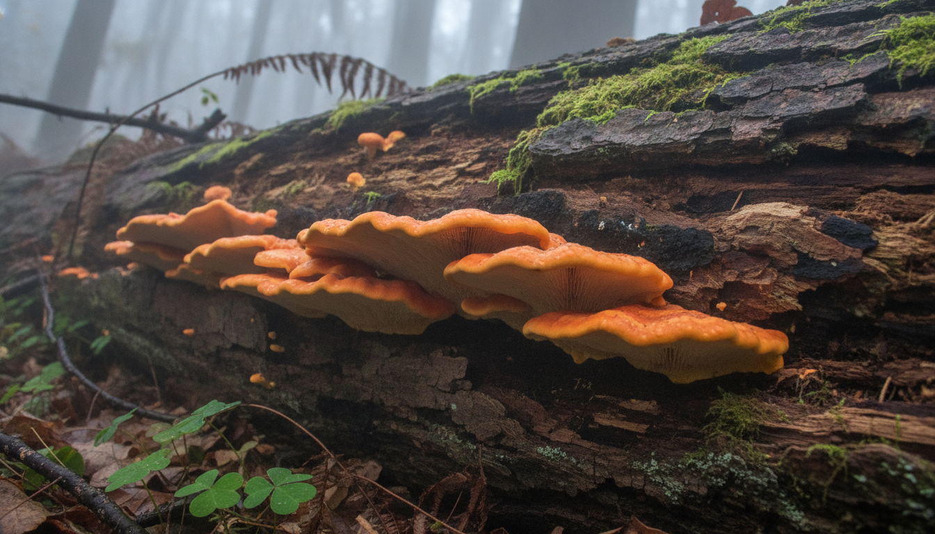apprenez à reconnaître le champignon orange sur bois mort et découvrez son rôle essentiel dans l'écosystème forestier grâce à notre guide d'identification et d'explications écologiques.